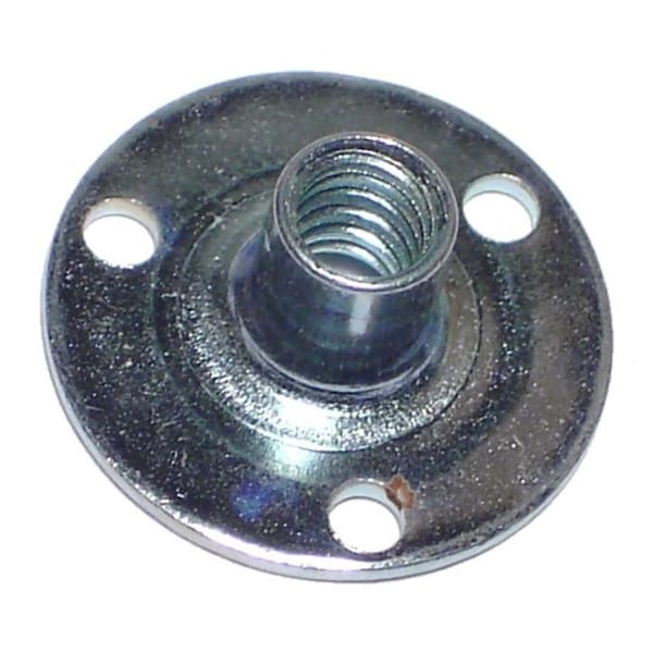 Midwest Fastener T-Nut, #10-24, Steel, Zinc Plated, 5/16 in Barrel Ht, 13 PK 60893 - main